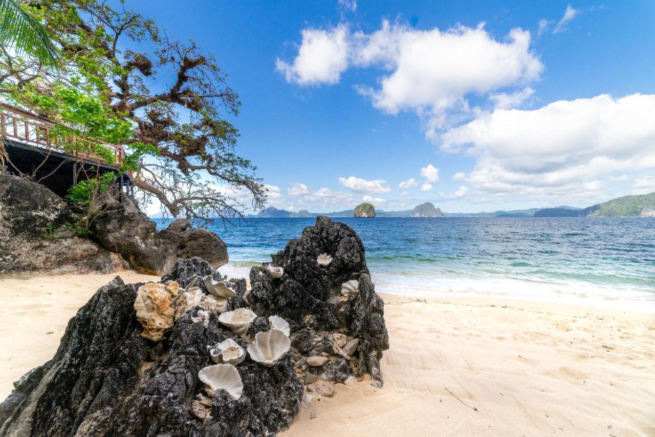 Kudugman Beach Cottages - El Nido Exteriör bild